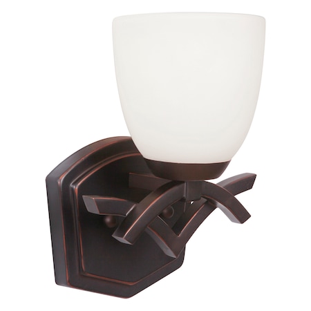 Craftmade One Light Wall Sconce 14008OBG1-WG